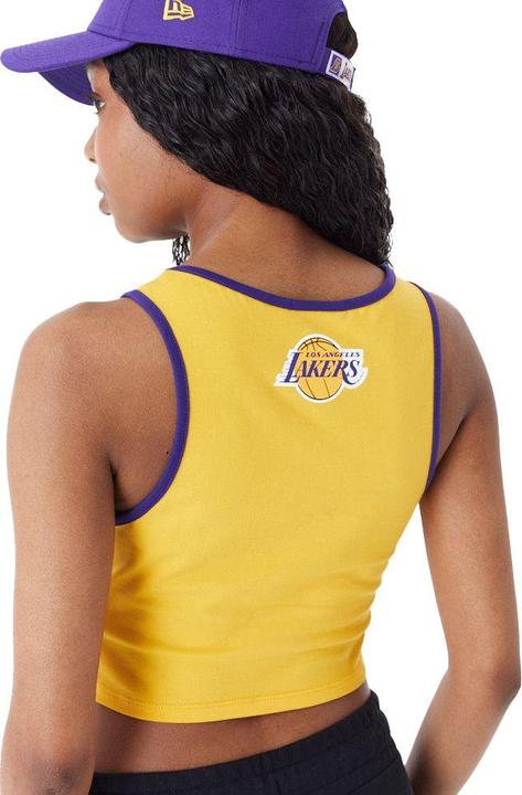 Actual product image New Era Ladies Crop Tank Top Los Angeles Lakers - XL (XL)