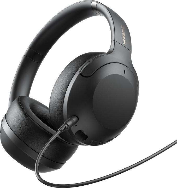 Actual product image Joyroom J-Head Series JR-JH2 Hybrid ANC Wireless Headphones-Black (ANC, 70 h, Cable)