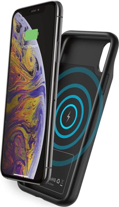 Actual product image Porodo Wireless Battery Case 4500mAh for iPhone Xs Max - Black (Apple iPhone XS Max)