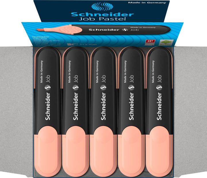 Produktbild Schneider Textmarker Job 150 Pastell pfirsich (Pfirsich, 5 mm, 1 x)