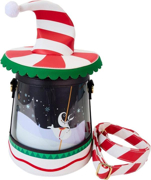 Actual product image Loungefly Nightmare before Christmas by shoulder bag Candy Cane Jack