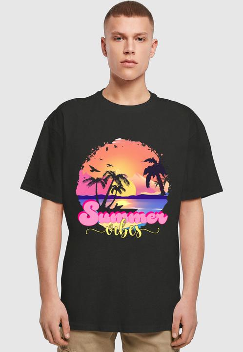Produktbild Merchcode Summer Vibes Sunset Heavy Oversized Tee - 117175 (M)