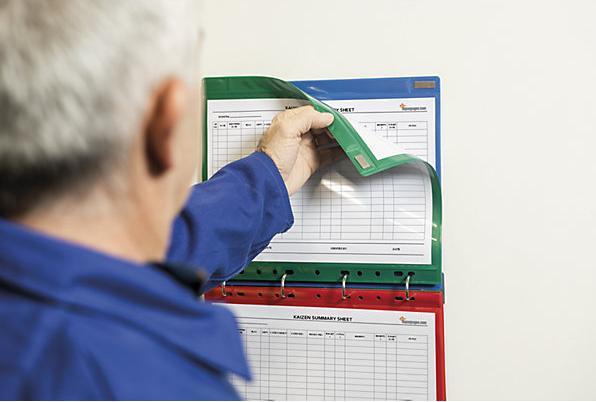 Actual product image Tarifold 4-ring mechanism Ø 40 mm aluminium suitable for DIN A5 / DIN A4 / DIN A3 (Silver)