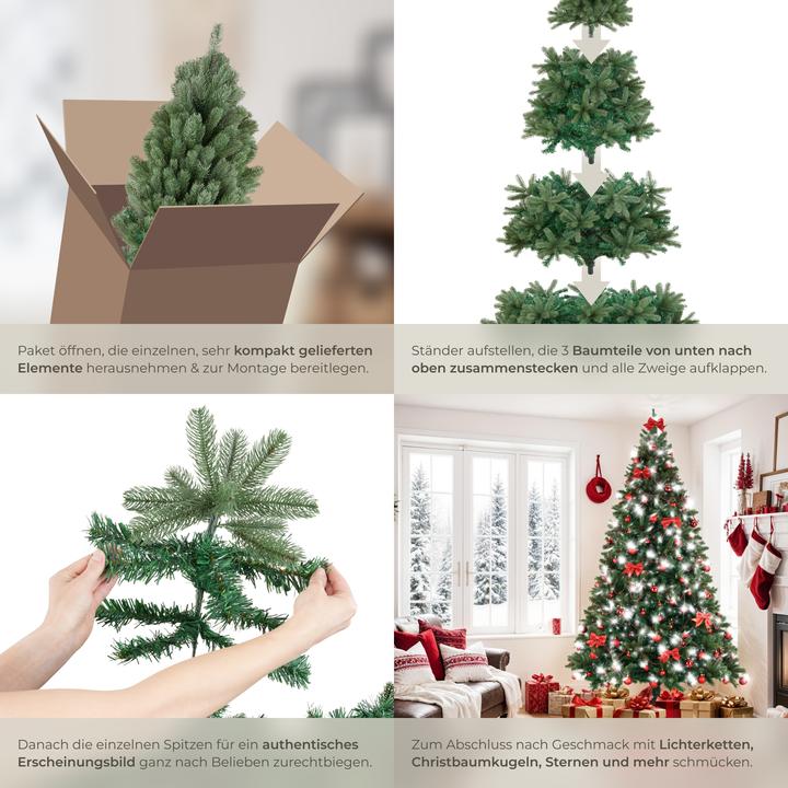 Actual product image tectake Christmas tree (230 cm)