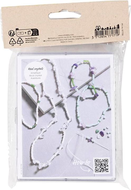 Immagine prodotto Creativ Company Perlen-Set Kristalle, Sortierte Farben, Packungsgrösse