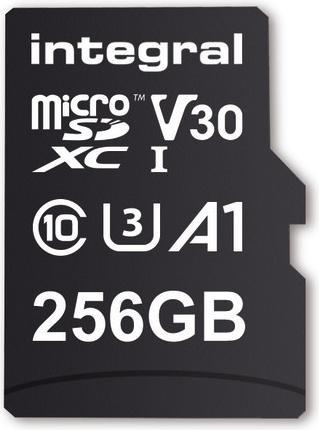 Productafbeelding INMSDX256G-100V30 256GB MICRO SD KAART MICROSDXC UHS-1 U3 CL10 V30 A1 TOT 100MBS LEZEN 45MBS (256 GB, microSD, U3, UHS-I)