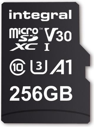 INMSDX256G-100V30 256GB MICRO SD KAART MICROSDXC UHS-1 U3 CL10 V30 A1 TOT 100MBS LEZEN 45MBS (256 GB, microSD, U3, UHS-I)