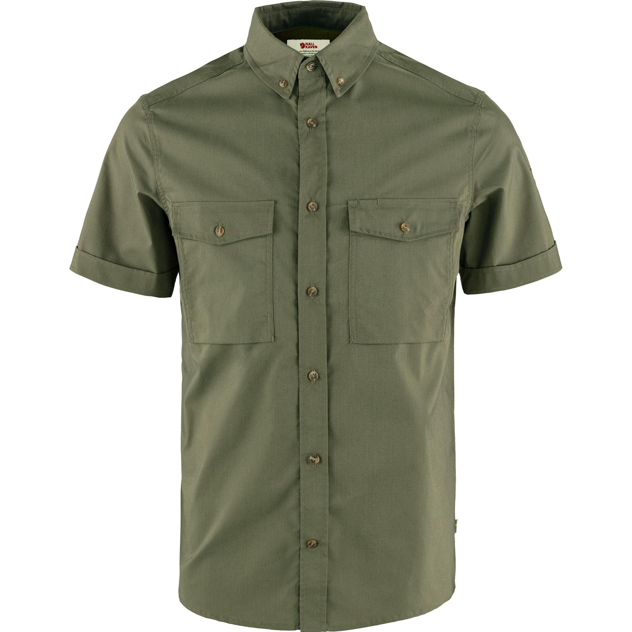 Fjällräven, Herren, Hemd, Övik Air Stretch Shirt, Grün, (M)