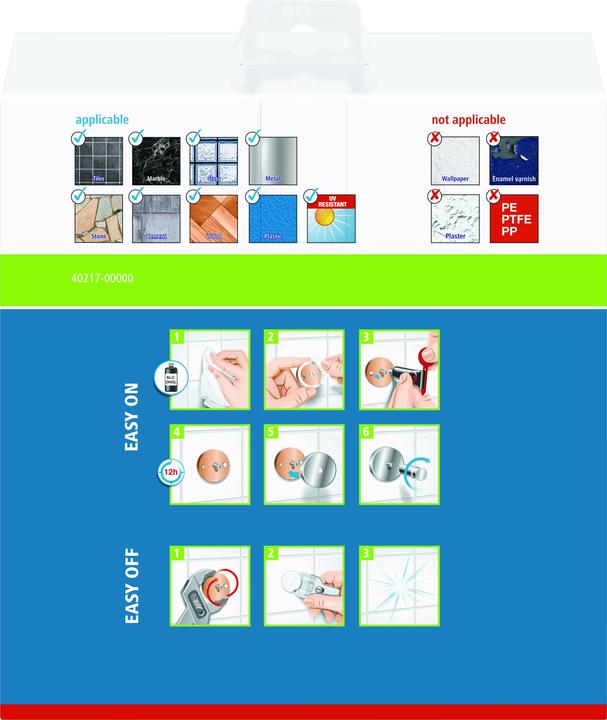 Productafbeelding tesa 40217-00000-00 Douchemand (23.60 x 10.80 x 21.50 cm)