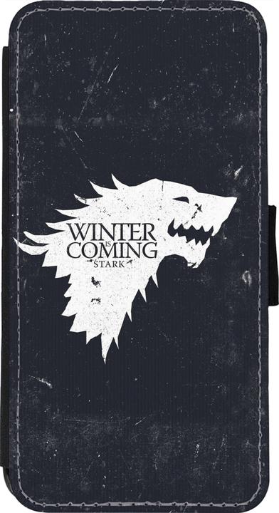 Produktbild PhoneLook Hülle Wallet schwarz Winter is coming Stark (Apple iPhone 11 Pro Max)