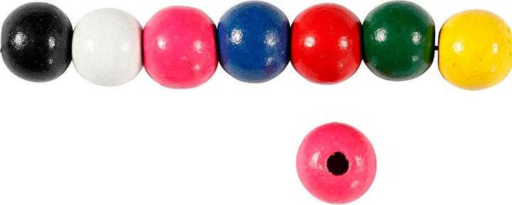 Produktbild Creativ Company Holzperlen in verschiedenen Farben, 150 Stück.