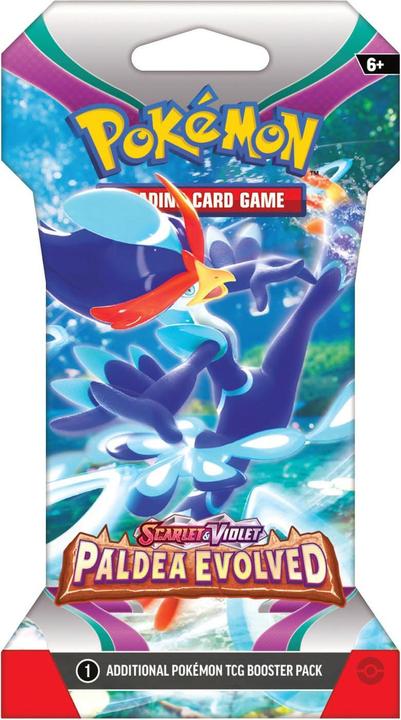 Produktbild Pokémon JCC - Écarlate et Violet - Pack de Booster Blister Évolutions à Paldea (1 Booster aléatoire) (Englisch, Booster Pack)