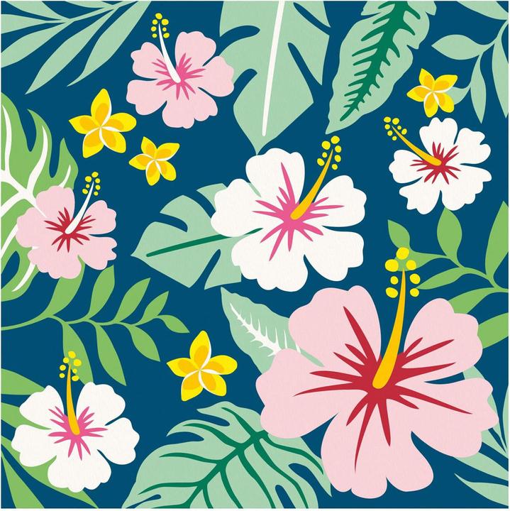 Actual product image Ravensburger CreArt - Painting by numbers 23729 - Exotic Flowers - from 12 years