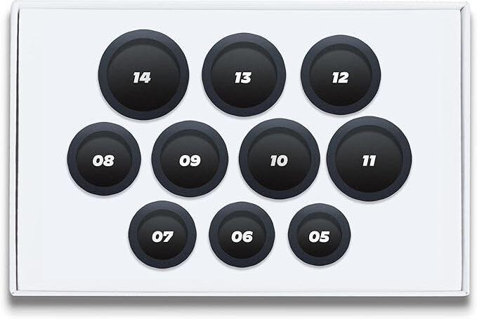 Actual product image Ultrahuman Ring Air Sizing Kit size 5- 14 colouri