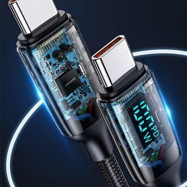 Actual product image Usams USB C – USB C (3 m)