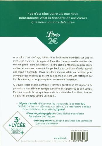 Energie-Label L'île des esclaves. Suivi de La dispute (Französisch, Marivaux Pierre de, 2024)