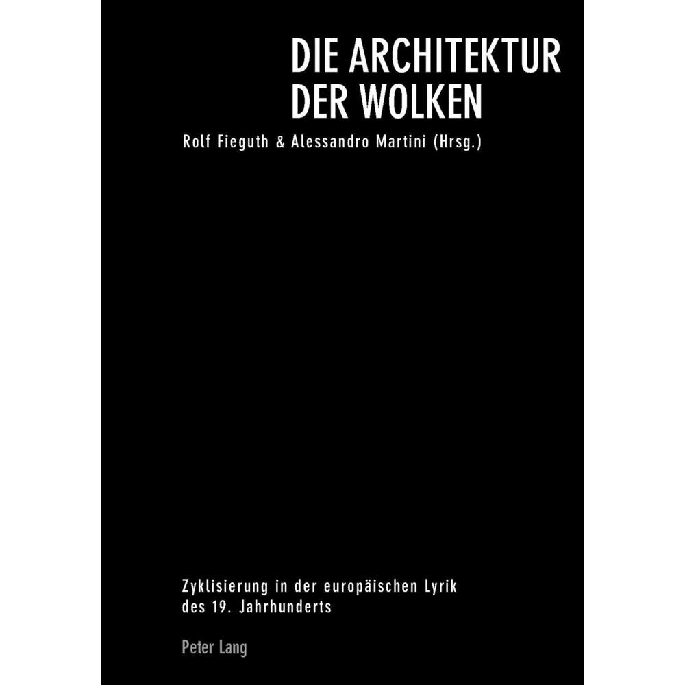 Die Architektur der Wolken, Fachbücher von Alessandro Martini, Rolf Fieguth