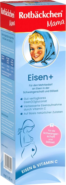 Actual product image Rabenhorst Red cheeks mom + iron, 450 ml (1 Piece, 813 g)