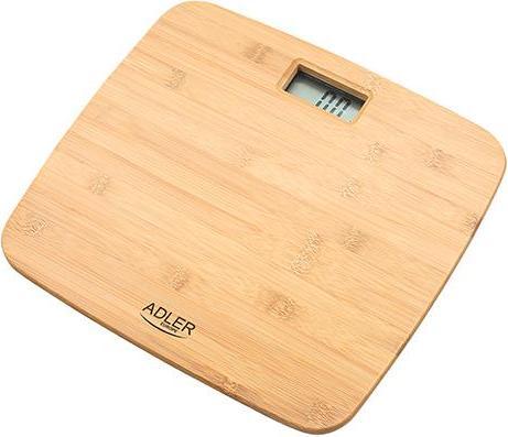Immagine prodotto Adler Bilancia da bagno in bambù AD 8173 Peso massimo (capacità) 150 kg, Precisione 100 g (150 kg)