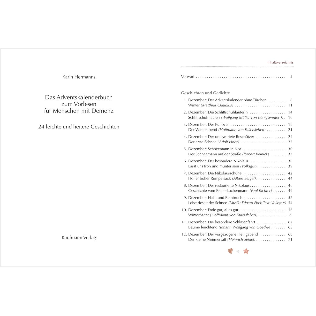 Thumbnail - Kaufmann Hermanns:Das Adventskalenderbuch zum Vo