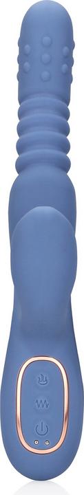 Immagine prodotto Loveline Warming Rotating Beads and Thrusting Rabbit Vibrator - Blue Nova