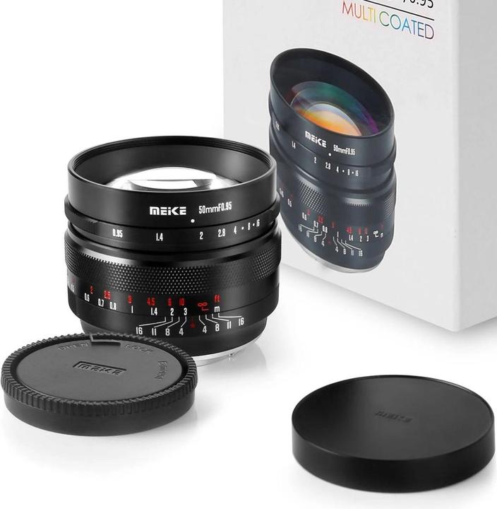 Immagine prodotto Meike MK 50mm F0.95 attacco Canon RF (Canon RF, APS-C / DX)