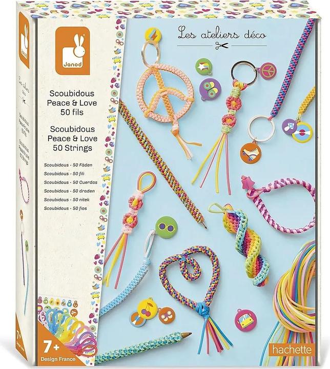 Janod Scoubidous Peace and Love