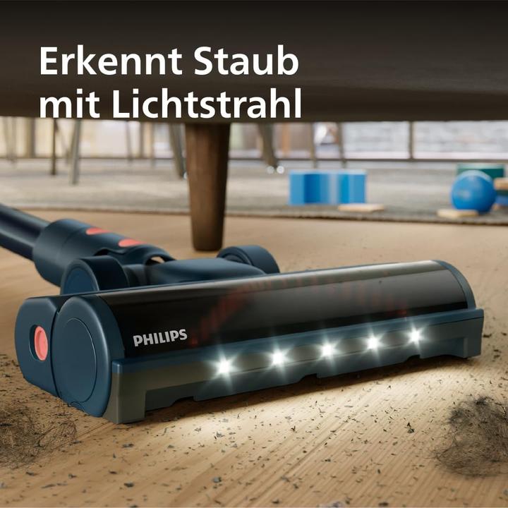 Image du produit Philips Aspirateur sans fil puissant, autonomie 60 min, embout LED, accessoires inclus
