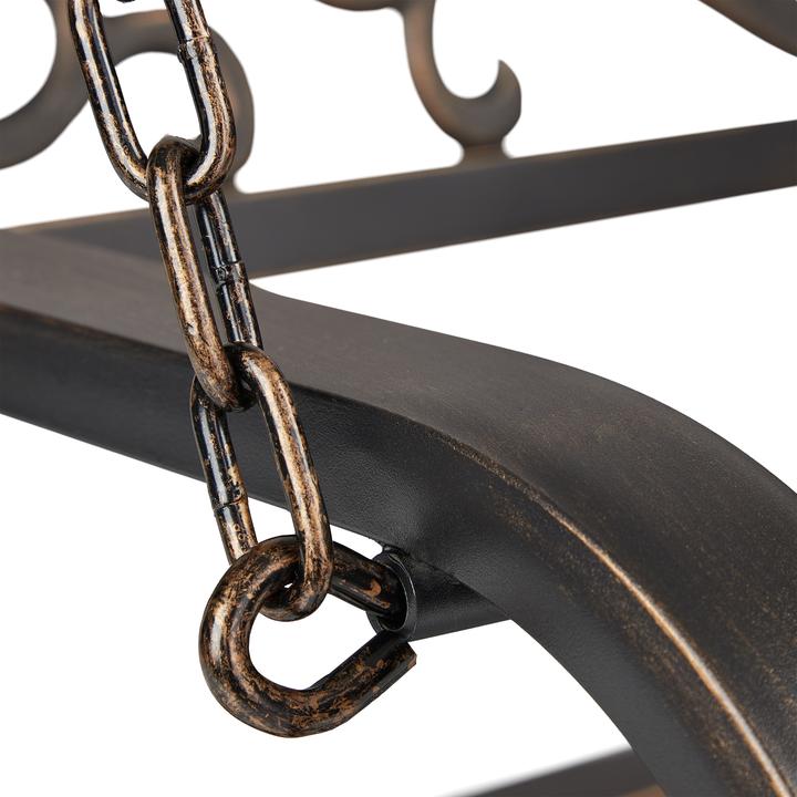 Actual product image Relaxdays Suspension bench