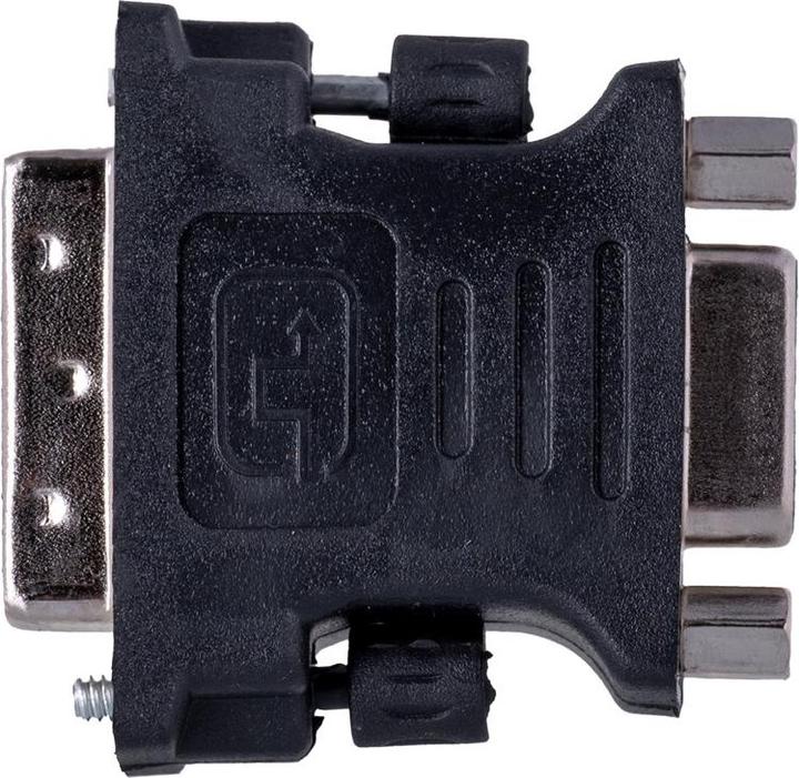 Actual product image Lanberg AD-0012-BK Video Cable Adapter DVI-I VGA (D-Sub) (VGA, 4 cm)