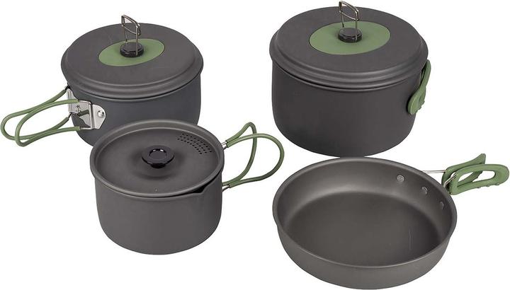 Image du produit Bo-Camp - Pannenset - Explorer - 4-Delig - Hard anodized - Aluminium