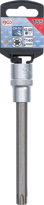 Actual product image BGS Bit Socket length 140 mm 12.5 mm (1/2") Drive T-Star (for Torx) T55 (T55)