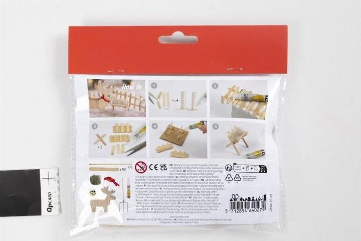 Actual product image Creativ Company Mini Paraphernalia Elf Door / Secret Santa Door Scene Reindeer