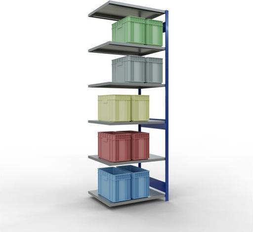 Actual product image Schulte Lagertechnik MULTIplus250 boltless add-on bay system with length bolts