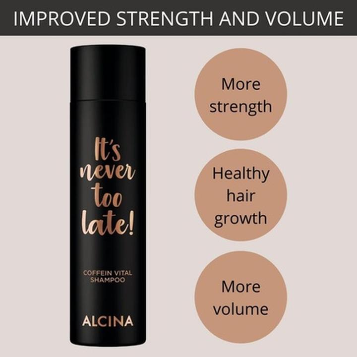 Actual product image Alcina It's never too late - Shampoo (250 ml, Liquid shampoo)