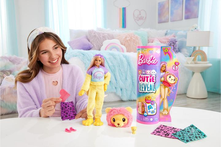Produktbild Barbie Cutie Cozy Cute Reveal Serie Puppe - Löwe