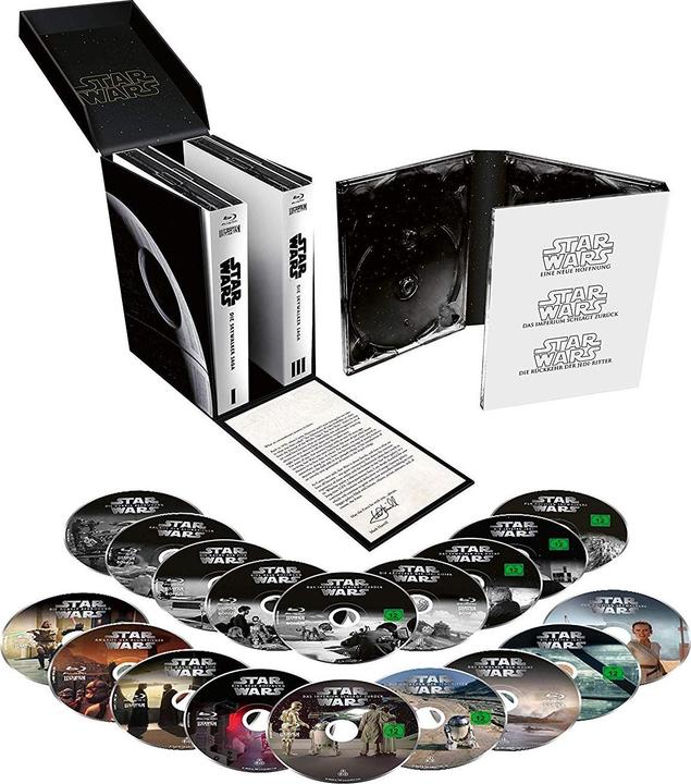Immagine prodotto Guerre Stellari - Il Blu-ray Box della Saga di Skywalker (Blu-ray, 2020, Tedesco)