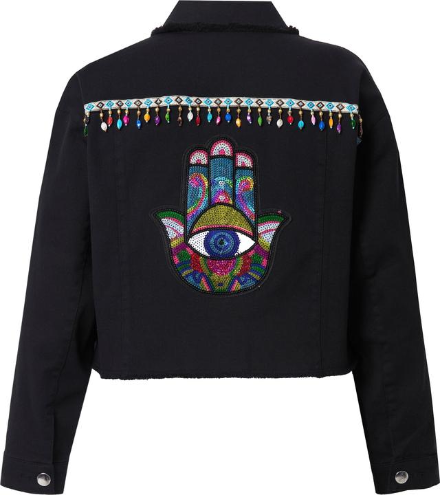 Produktbild Angel of Style Twilljacke, Straight Fit, Rücken-Applikation (54)
