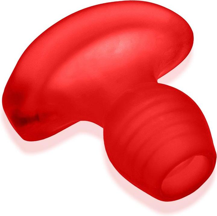 Produktbild Oxballs Glowhole-2 Hollow Buttplug with Led Insert Red Morph Large