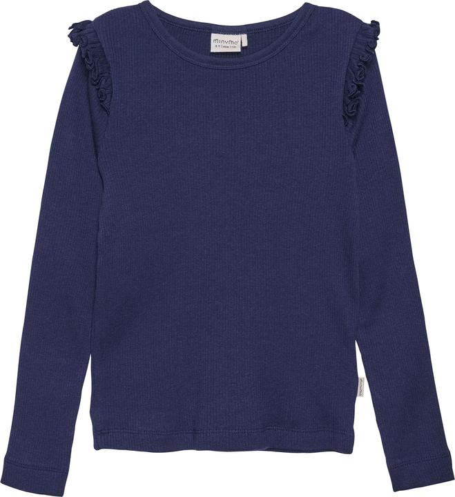 Actual product image Minymo MIT-Shirt LS Rib - Girl - 6174 (140)