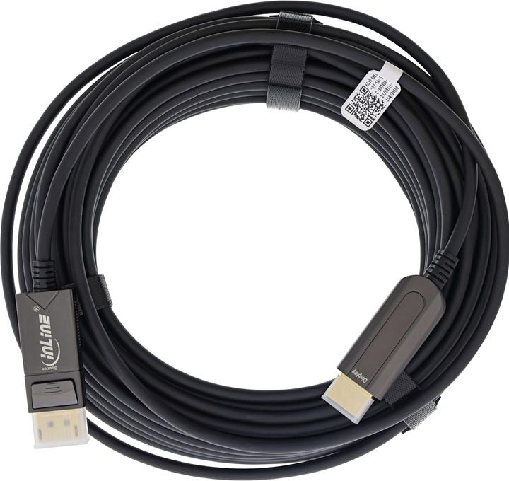 Image du produit InLine Câble de conversion DisplayPort vers HDMI AOC (20 m)