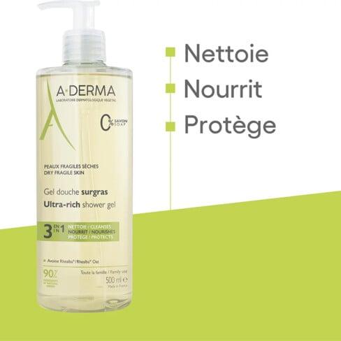 Produktbild A-Derma Duschgel rückfettend (500 ml)