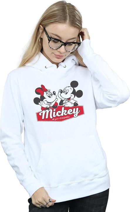 Immagine prodotto Disney Mickie And Minnie 90 Years Felpa con Cappuccio Donna (XL)