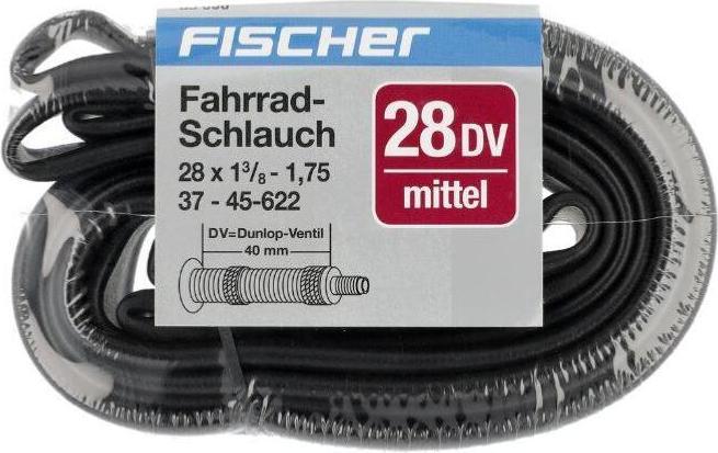 Actual product image Fischer Bicycle tube 28 inch 85096 (Dunlop (DV), 28", 40 mm)