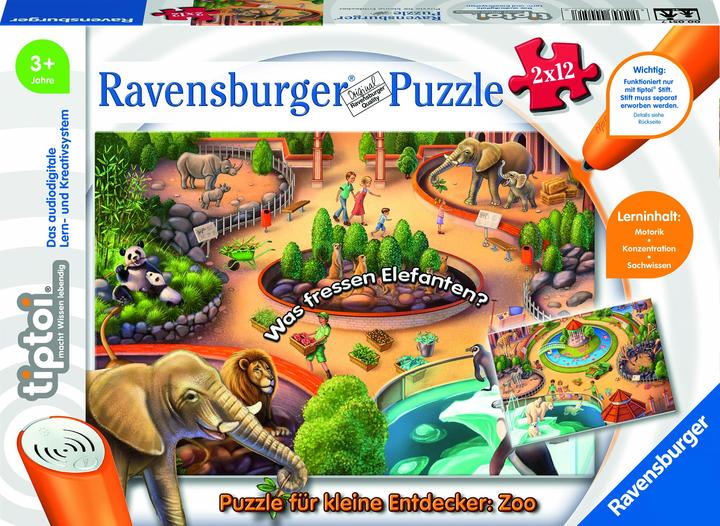 tiptoi Puzzle für kleine Entdecker: Zoo (12 Teile)