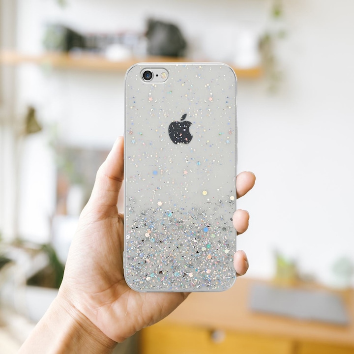 Actual product image Cadorabo TPU cover sparkling glitter (Apple iPhone 6)