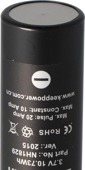 Actual product image Keeppower Akku IMR18650 - 10A (Flat Top) (1 pcs., 18650, 2900 mAh)