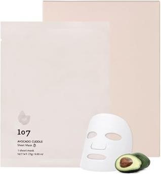 Actual product image 107 Beauty Avocado cuddle sheet mask