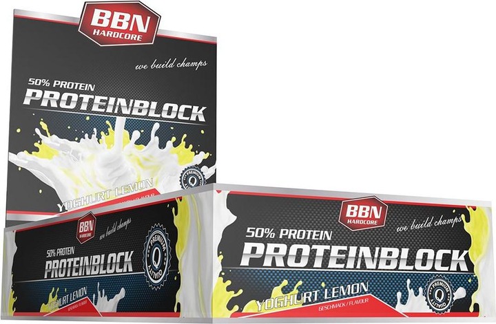 Produktbild Best Body Nutrition BBN Hardcore Protein Block (Yoghurt Lemon, 1 Stk., 1350 g)