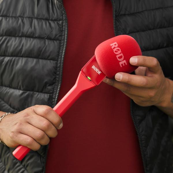 Produktbild RØDE Interview GO Microphone Adapter, red